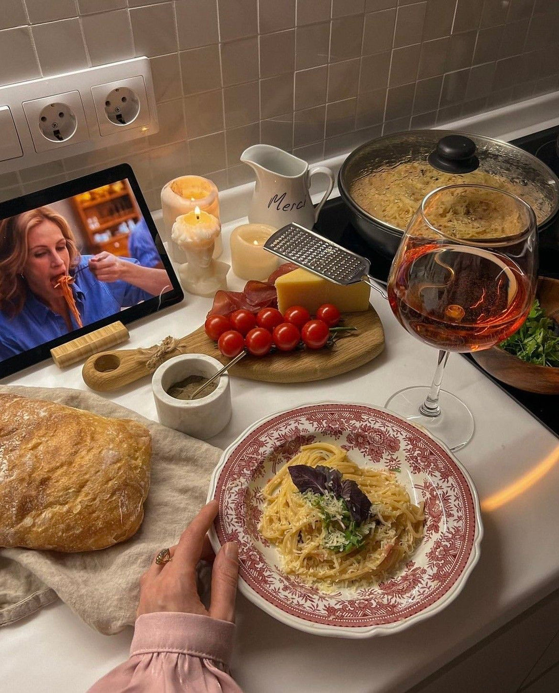 The Case for Staying In on a Saturday Night (On Purpose) | Clouds & Claude Journal