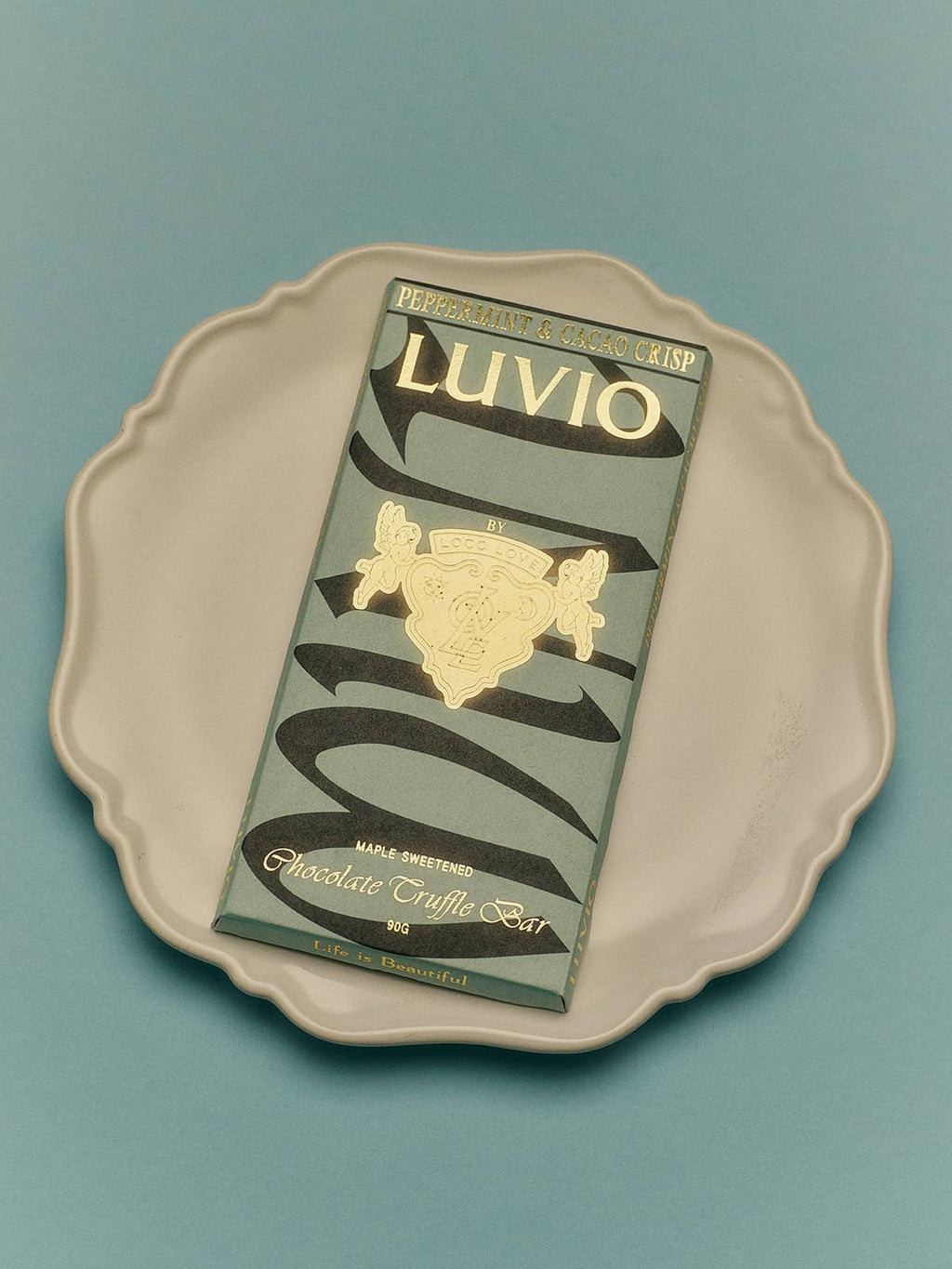 Luvio Peppermint & Cacao Crisp 90g by Loco Love