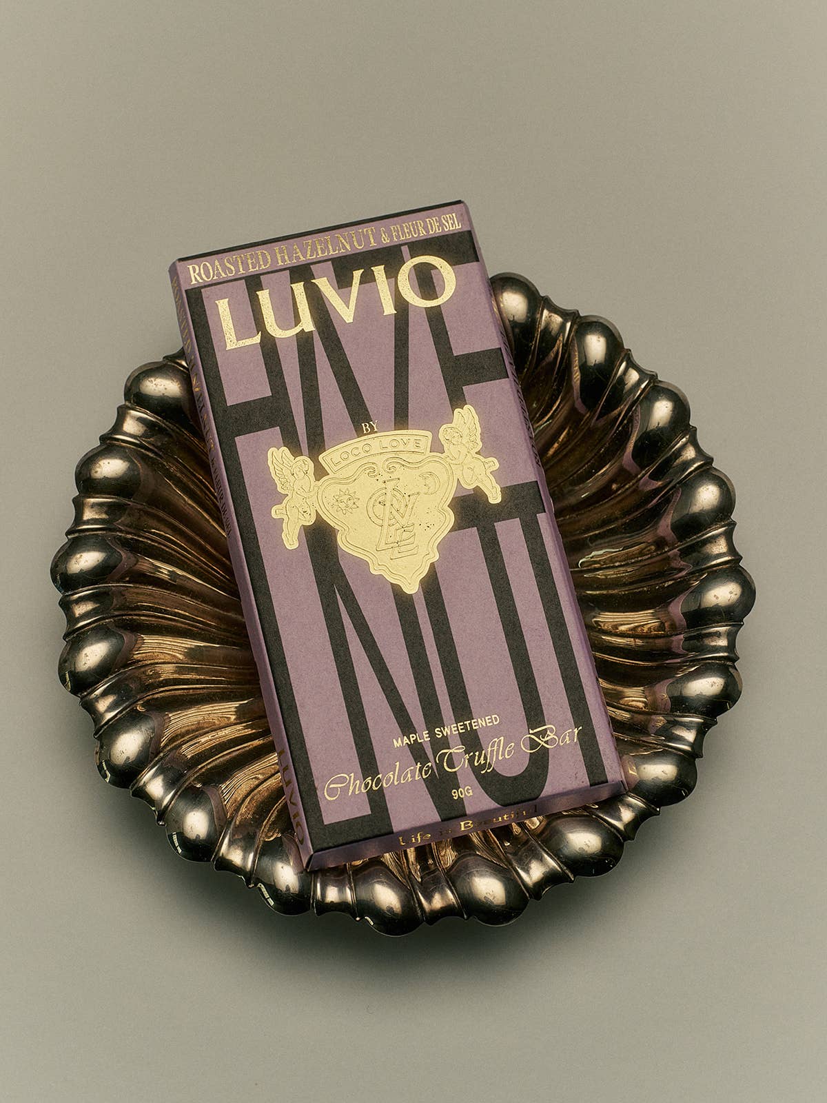 Luvio Roasted Hazelnut & Fleur De Sel 90g by Loco Love