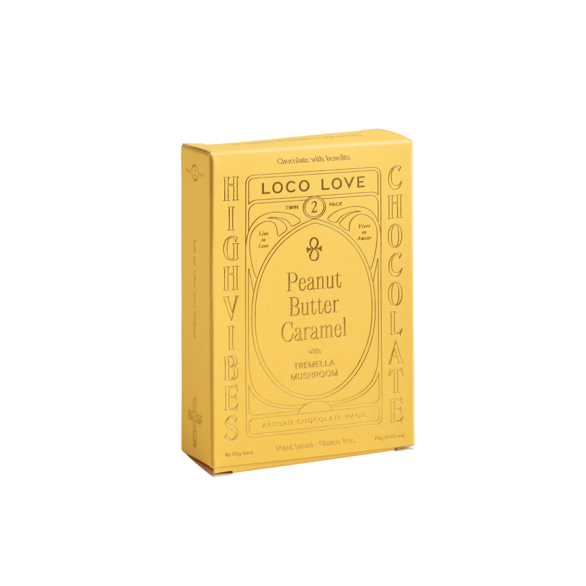 Twin Peanut Butter Caramel 70g by Loco Love